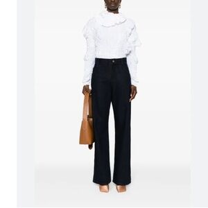 NWT Christopher Esber Jeans Reconstruct High Waist in Navy Dark Wash